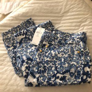 Ralph Lauren navy paisley pant